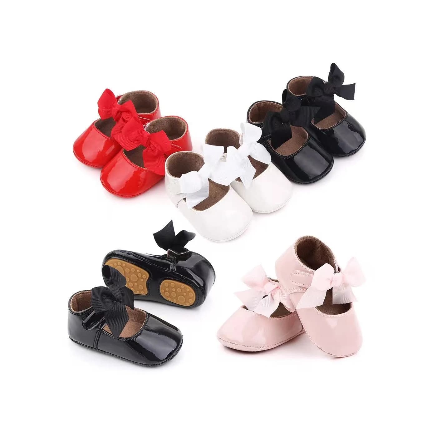 Rose Bow Bootie