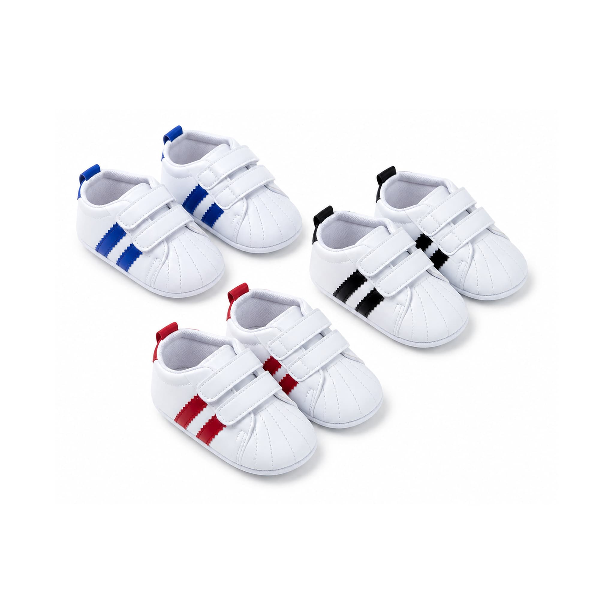 Varsity Double-Strap First Walkers