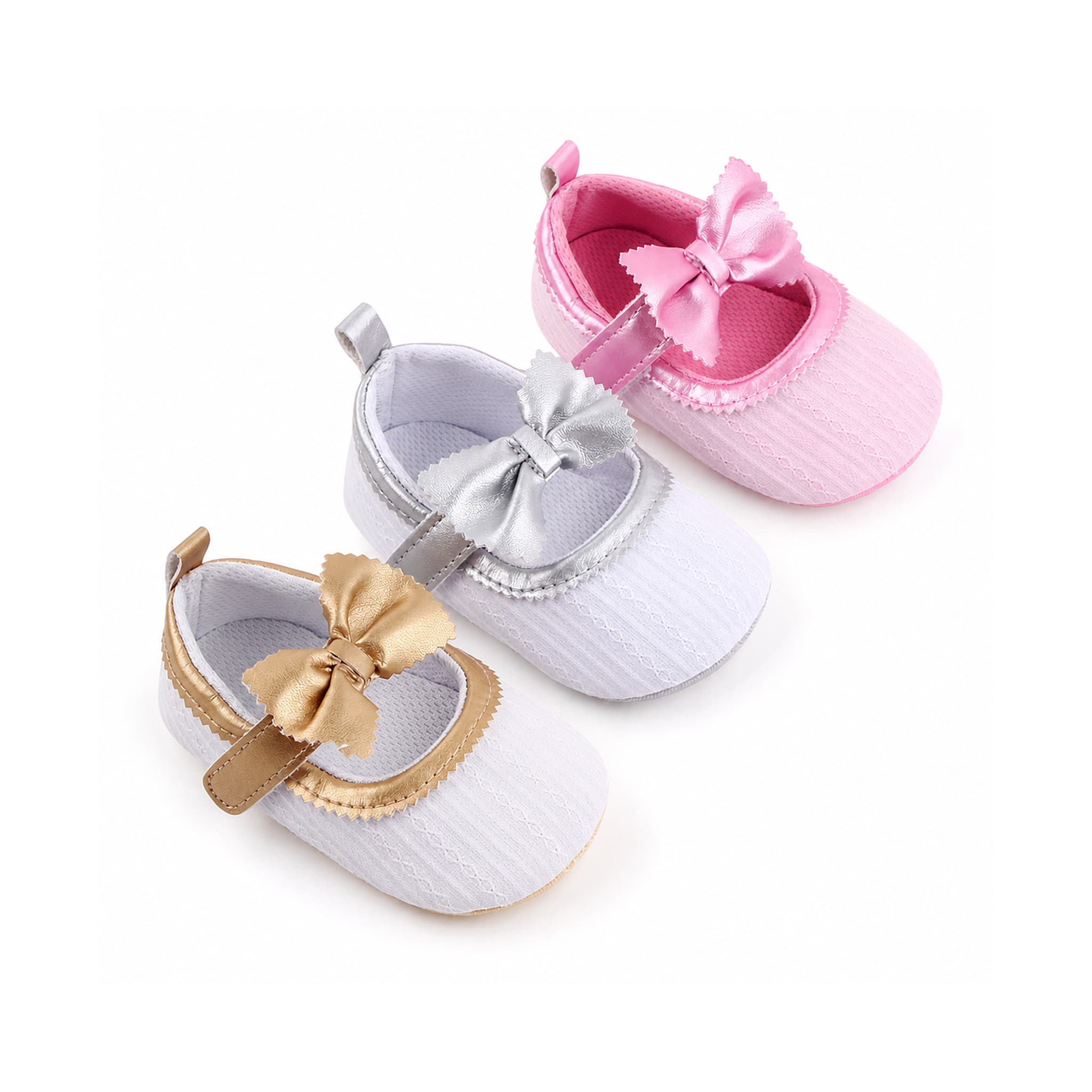 Ribbon Bow Soft-Sole Flats
