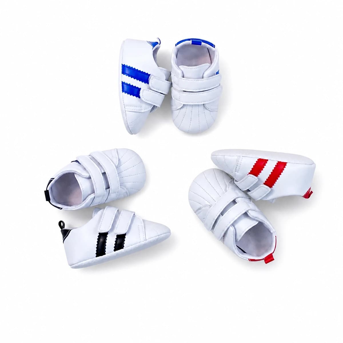 Varsity Double-Strap First Walkers