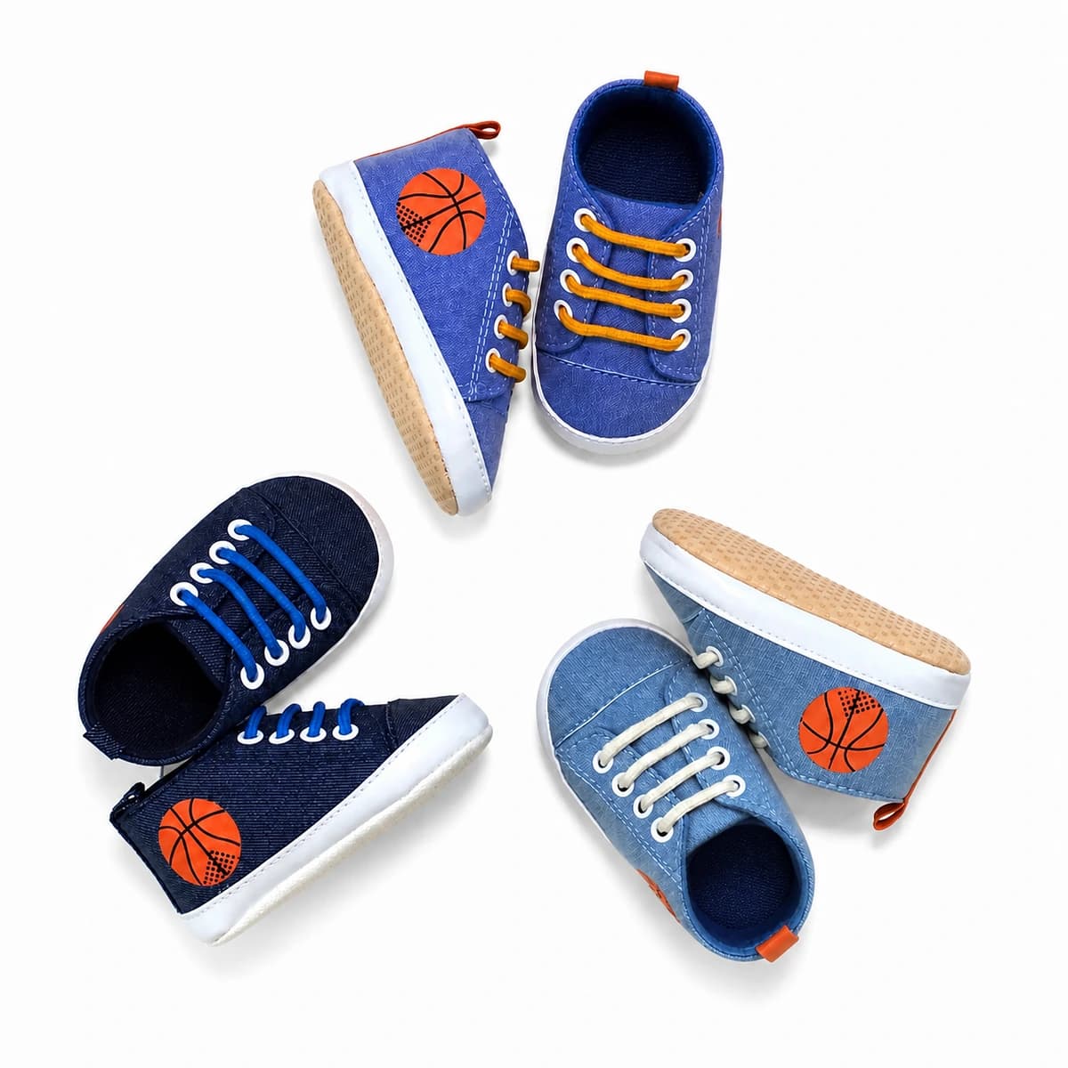 Courtside High-Top Canvas Shoes