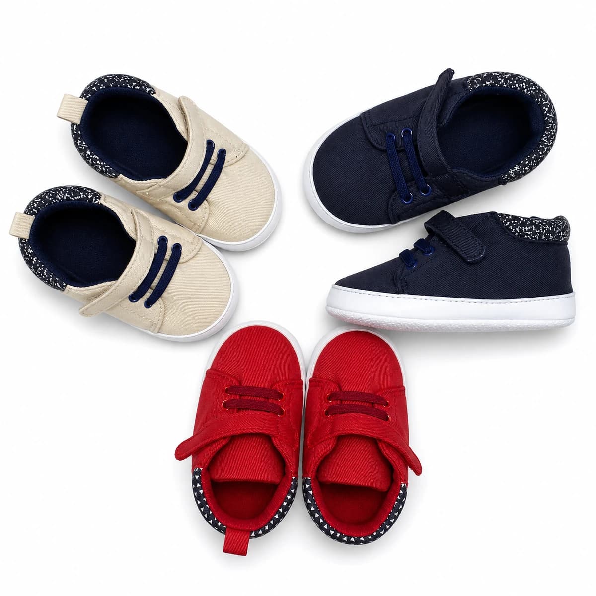Colour Pop Double-Strap First Walkers